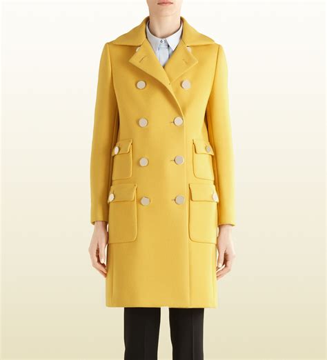 gucci coat yellow